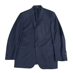 Jos. A Bank Men’s Navy Tailored Fit Blazer Sports Coat Jacket-size 44L